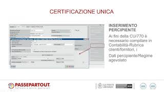 Corso Certificazione Unica 2019 [upl. by Einna]