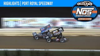 World of Outlaws NOS Energy Drink Sprint Cars Port Royal Speedway October 8 2021  HIGHLIGHTS [upl. by Walworth]