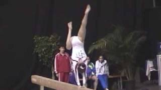 Carly Patterson 2002 Gymnix International Beam [upl. by Leelah491]