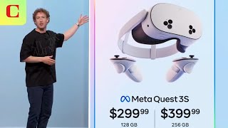 Mark Zuckerberg Reveals the Meta Quest 3S VR Headset at Meta Connect 2024 [upl. by Leiahtan]