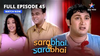 FULL EPISODE45  Monisha bani karodpati  Sarabhai Vs Sarabhai starbharat [upl. by Ayhdiv]