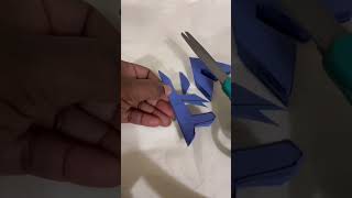 Easy Way To make SnowFlake art artandcraft painting acrylic papercraft flowers acryliccraft [upl. by Louanna640]