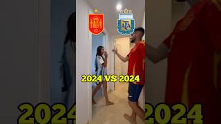 ESPAÑA 2024 vs ARGENTINA 2024 Duelo de Campeones argentina seleccionespañola eurocopa messi [upl. by Ariad]