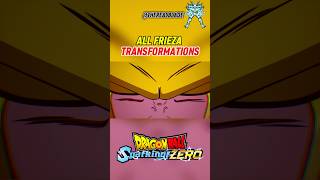 ALL FRIEZA TRANSFORMATIONS gaming sparkingzero dragonball frieza goldenfrieza dbz dbs viral [upl. by Inesita387]