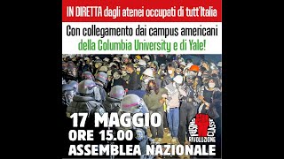 Studenti in rivolta Diretta dai college Usa [upl. by Mirabella]