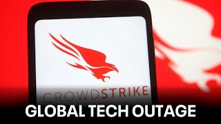 CrowdStrike Outage Global outage disrupts flights banks medical systems  KTVU [upl. by Anwahs393]