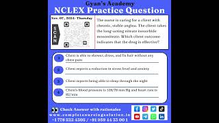 07 Nov NCLEX Practice Questions nursingexam passnclex nclexpracticequestions nursingtest [upl. by Devonne568]