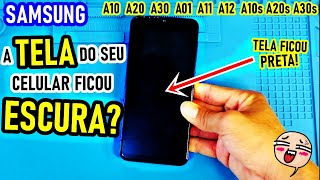 CELULAR SAMSUNG FICOU COM A TELA PRETA  Faça isso primeiro antes de levar no tecnico LINHA SAMSUNG [upl. by Winola150]