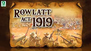 Rowlatt Act 1919  Jallianwala Massacre  Satyagraha  Indian History By Evergreen Publications [upl. by Minetta]