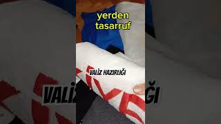 VALİZ HAZIRLAMAK BİR SANATTIR💯Yolculuk vakti🤲tatilsepeti [upl. by Bil]