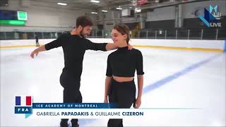 Olympic Champions Ice Dancers Gabriella Papadakis Guillaume Cizeron FD 2022  70421Edited [upl. by Maibach]