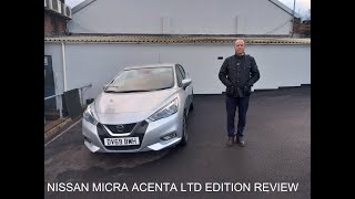 Nissan Micra Acenta Limited Edition 2019 Used Car Review [upl. by Nairrad369]