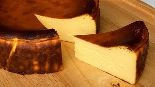 Basque Burnt Cheesecake Recipe  Smooth amp Gooey Center [upl. by Brad]