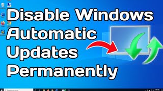 How To Disable Windows Automatic Updates on Windows 10 Permanently in 202425  100 Disable Updates [upl. by Attiuqahs70]