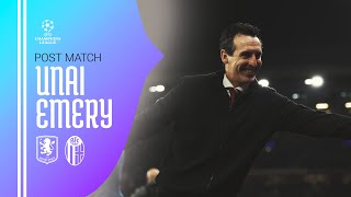 POST MATCH  Unai Emery on Victory Over Bologna [upl. by Penelope]