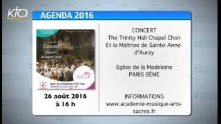 Agenda du 12 août 2016 [upl. by Caralie]