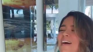 Karol G cantando “Caramelo” Acapella Sin Autotune 2020 [upl. by Spatz]