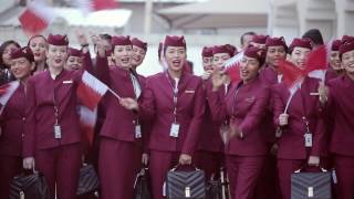 How We Welcome Our New Cabin Crew  Qatar Airways [upl. by Sirroned]