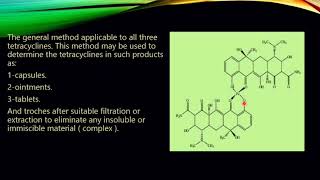 Spectrophotometric Analysis of tetracycline [upl. by Clemmie]