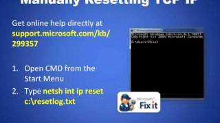 Troubleshooting Networking Issues in Windows 7 [upl. by Aicekan]