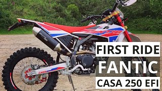 First Ride Fantic Casa 250 EFI [upl. by Dimo]