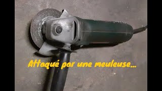 Meuleuses meuleuse dangle Video daccident de travail [upl. by Zebe]