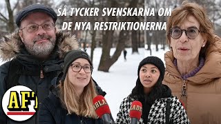 Så tycker svenskarna om de nya restriktionerna [upl. by Rats717]