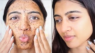 How to SCRUB Your Face Properly   Face Scrub Routine  SuperWowStyle [upl. by Nus]