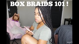 Box braids 101 How to loosen tight box braids [upl. by Enelcaj749]