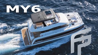 Discover the MY6 a luxury yacht catamaran by Fountaine Pajot Motor Yachts MY44 [upl. by Anuahsar]