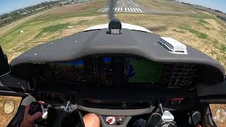 TECNAM P2010 TDI  AUTOPILOT FLOWN VISUAL APPROACH TO MINS  YMEN [upl. by Helsell175]