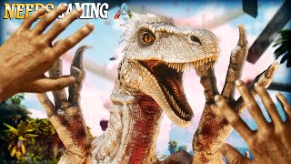 An Alpha Raptor Destroyed Our New Home  Ark Survival Ascended [upl. by Bonnibelle]