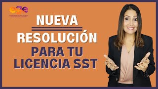 🔟Cosas sobre NUEVA RESOLUCION 0754 de Expedición y Renovación de LICENCIA de SST☑️ [upl. by Jollenta]