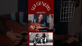 Aprende a tocar quotestaciónquot de Sui Generis en guitarra [upl. by Haase358]