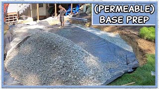 Paver Patio Permeable Base Prep  Why I Use Open Grade Base [upl. by Akineg508]