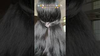 🪷 Navratri hairstyle 🪷navratri festival garba hairstyle navratrispecial shorts [upl. by Boaten677]