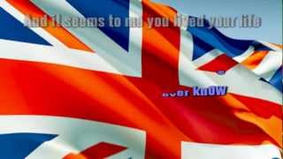 ELTON JOHN  CANDLE IN THE WIND ENGLANDS ROSE karaoke instrumental lyrics [upl. by Pliner]