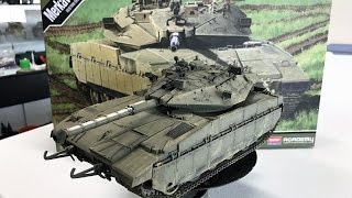 Building the Academy Models 135 Merkava II D [upl. by Nhguavahs]