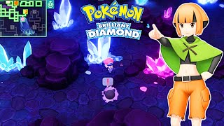 Pokemon Brilliant Diamond  Dazzling Cave  Grand Underground Gameplay [upl. by Nirad]