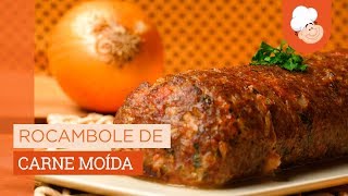 Rocambole de carne moída — Receitas TudoGostoso [upl. by Duax]