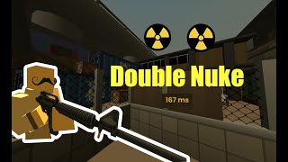 DOUBLE NUKE ON 167 PING651KRUNKER SMG KRANKED GAMEPLAY [upl. by Sorrows]