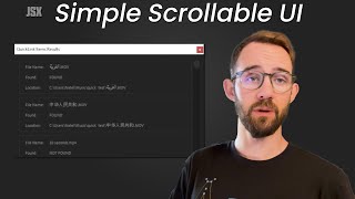 Simple Scrollable Script UI [upl. by Nevla]