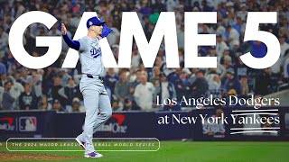 World Series FULL GAME 5 Highlights Los Angeles Dodgers at New York Yankees [upl. by Elleivap99]