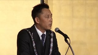 1月例会新年賀詞交歓会 第65代理事長所信表明 [upl. by Drofnil]