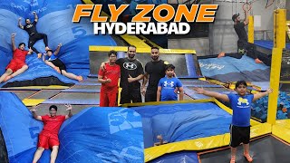 Fly Zone Trampling Park Hyderabad  Zubair Lifestyle  Fly Zone [upl. by Airekat598]