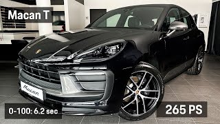 Porsche Macan T  Jet Black Metallic  interior Black [upl. by Winston695]