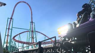 Xcelerator  Knotts Berry Farm Nov 2023 4K HDR  Offride Angle 2 [upl. by Buffo810]