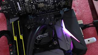 ASUS STRIX Z370F Gaming lighting [upl. by Halilad263]