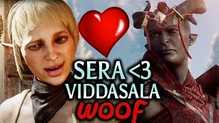 Dragon Age Inquisition  Trespasser DLC  Sera has a thing for Viddasala [upl. by O'Meara]