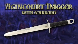 SG2521V Agincourt Dagger with Scabbard from Medieval Collectibles [upl. by Fiona]